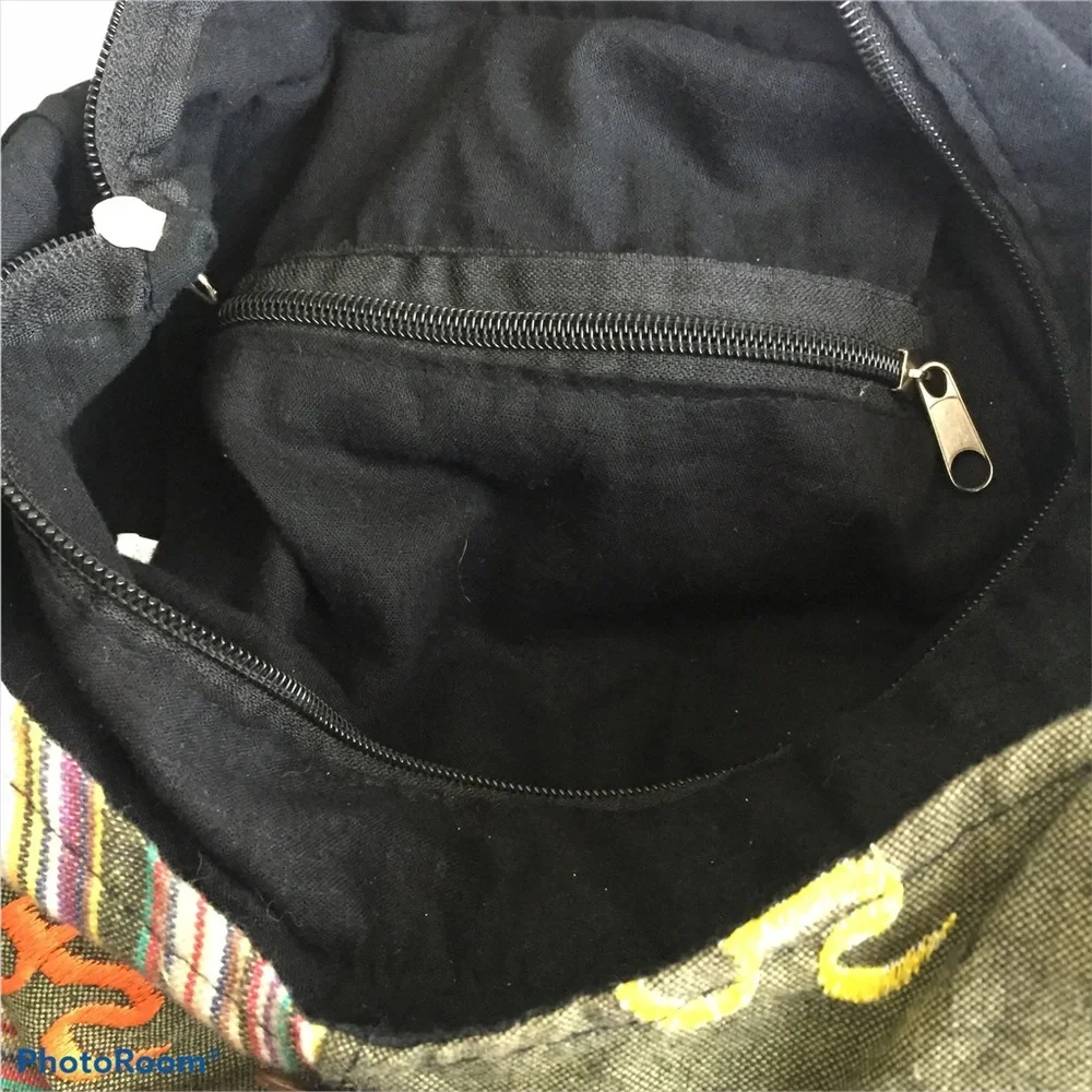 Roots of Tibet Fabric Crossbody Sling Bag